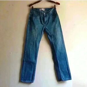 Levi's Blue Straight-Leg Jeans Timeless Design